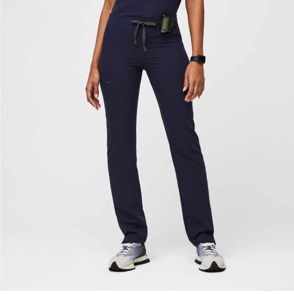 Figs Yola Skinny Scrub Pants Gray Sz Small